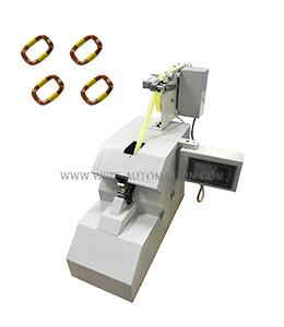 Coil wrapping tape machine