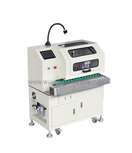 Automatic brush shield and twist weave machine wire twisting