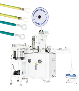 單頭沾錫單穿護套端子機